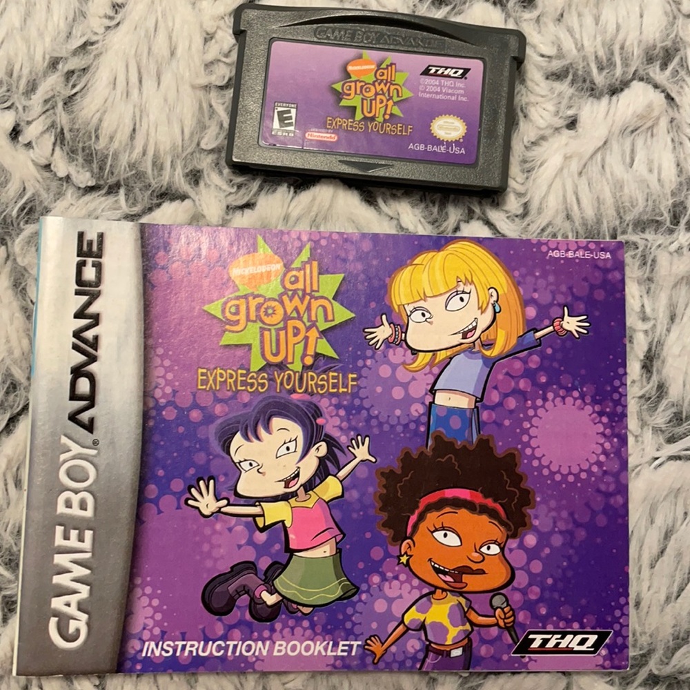 All Grown Up Gameboy Game